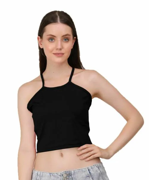 AD2CART A1665 Women's Black Crop Top