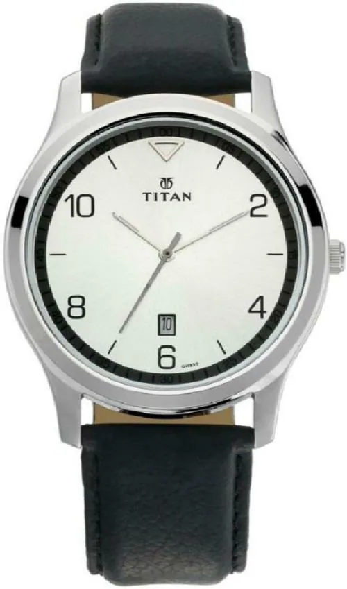 Titan Multi-color Dial Black Strap Analog Watch For Men - (1770SL01)