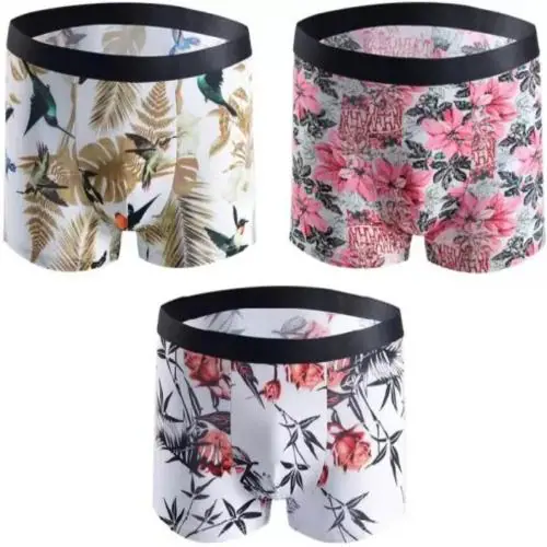 CAVENDERS PRINTED MULTICOLOR TRUNKS FOR MEN (pack of 3)