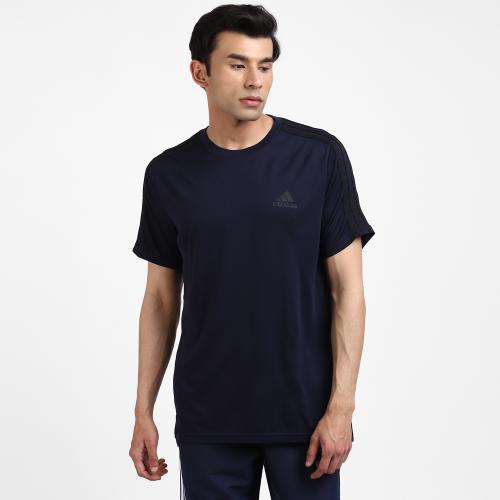 Adidas Men M 3S T Blue Training T-Shirts
