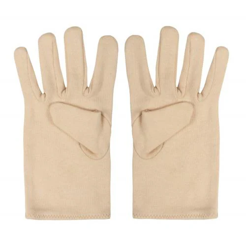 Sellzy Solid Protective Men & Women Half Hand Gloves - Beige (1 Pair)