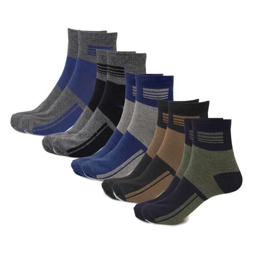 SWIFFIN High Quality Multi Colored Cotton Ankle Length Socks For Men