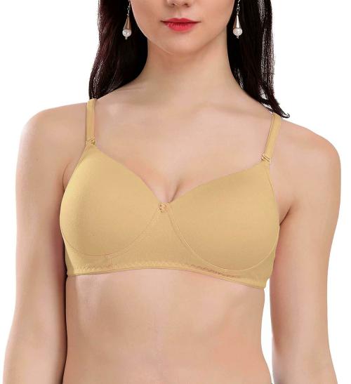Eve's Beauty Women Beige 32B Padded Bra (32B)