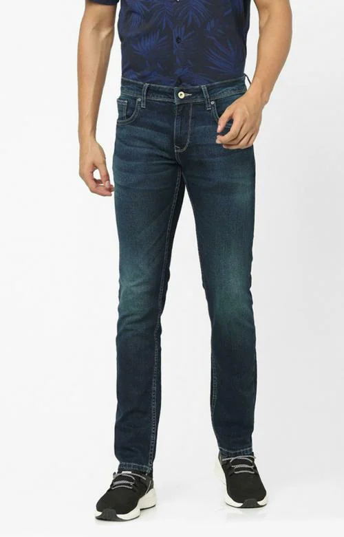 Celio Blue Straight Fit Jeans