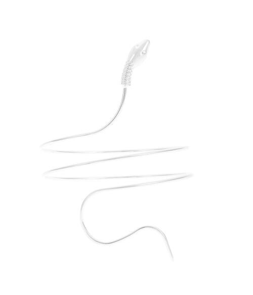 Buy Goho Women's Elegant Snake Design Silver Colored Arm Cuff Online at