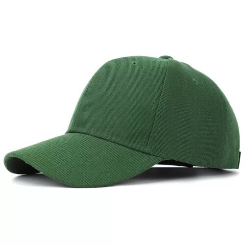 FASHOLIC Plain Stylish Solid Polyester Baseball Cap for Men Women