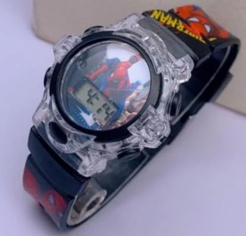FARP Spiderman watch black colour digital watch kids watch boys watch girls watch