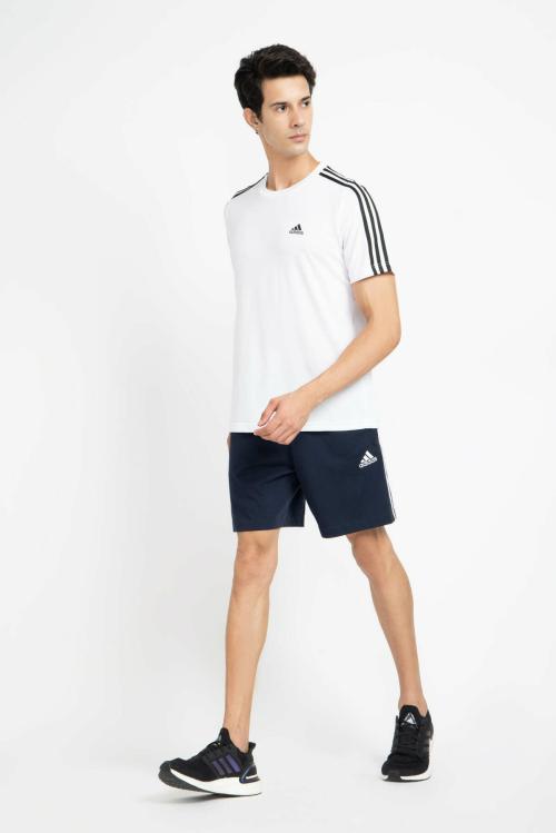 Adidas Men M 3S FT SHO Blue Sports Shorts