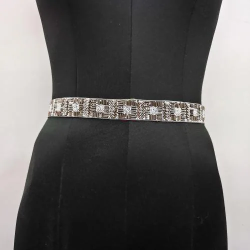 SAREE WAIST BELT FOR BOX SILVER