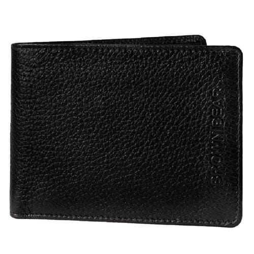 Brown Bear Men Black Wallet (Bb Cl 1640 Bk)
