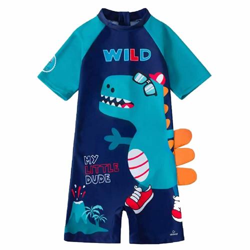 TEESTA Swimsuits Toddler Summer One Piece Swimwear Sun Protection Quick Multi Design Bathing Suit for Girls Baby Boys Kids Swim Suit Ruffle Swimming Costume Rash Guard Clothes(1-Pcs)