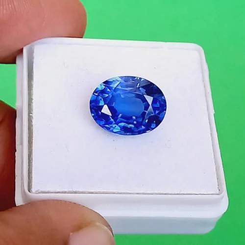 Jaipur Gemstone- Blue Sapphire Stone/Neelam Stone/ 5.25 ratti Stone Blue Sapphire For Ring Or Pendant