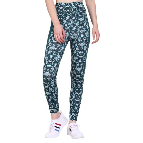 G Groo Printed Women JUNE BUG, GREEN Tights