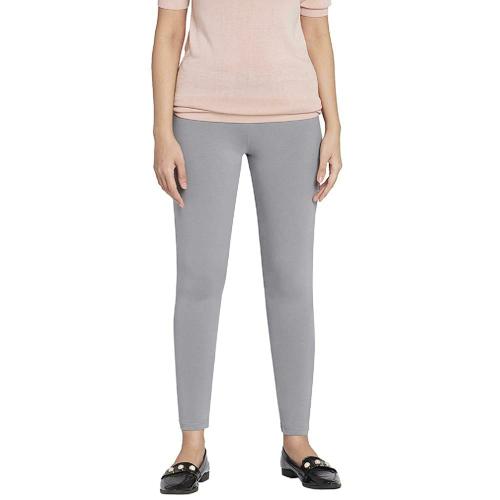 Go Colors Women Grey Solid Stretch Leggings