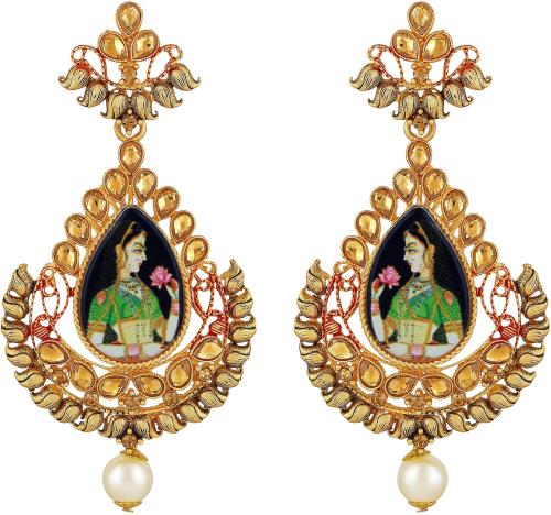 Asmitta Jewellery Gold-Plated Drops And Danglers Gold Earrings (Women)