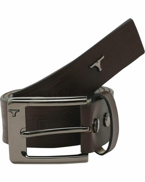 BULCHEE Men Casual Brown Genuine Leather Belt