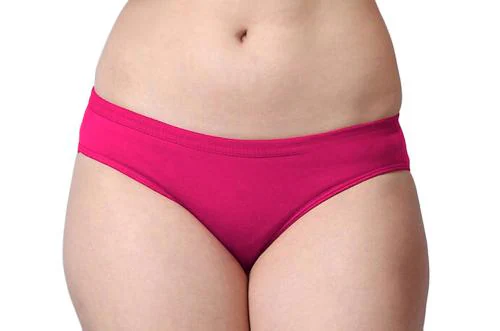eDESIRE Women Girls Rani Pink Cotton Blend Hipster Panty Low Waist Brief Bikini Panty