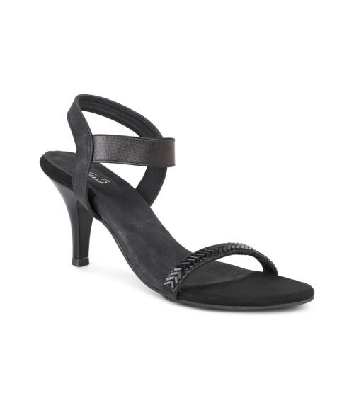 Inc.5 Black Embellished Slim Heels