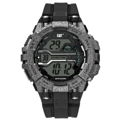 CAT Bolt Digital Chronograph Grey Round Dial Men's Watch - OA.167.21.141