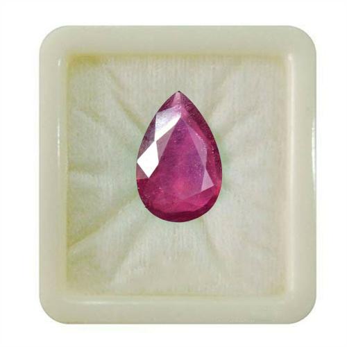 55Carat Natural Ruby at Wholesale Rate 9.25 Ratti 8.36 Carat Pear Shape Manik 1 Pcs