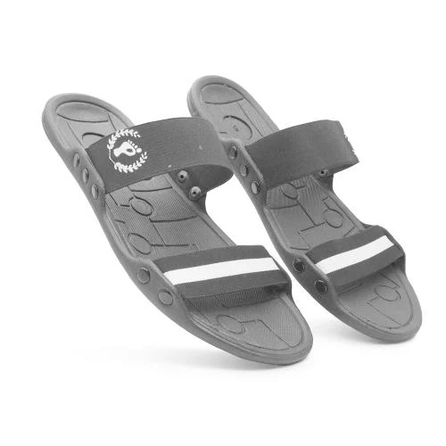 Prolific Men's Elastic Flip Flop Slippers Black