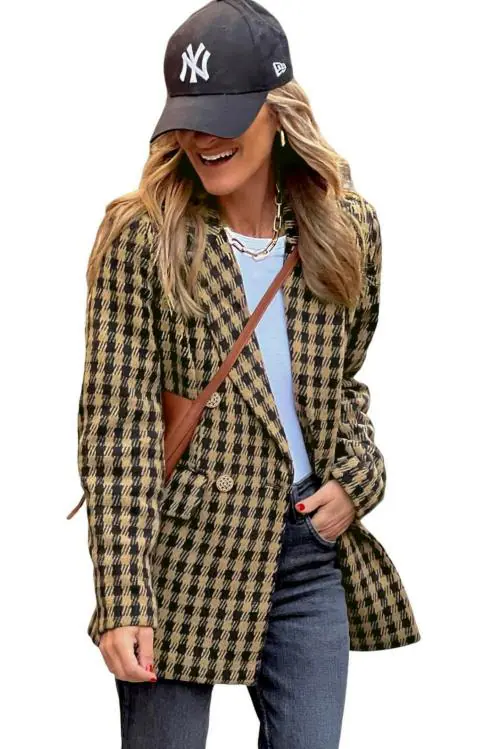CHERRIFY Houndstooth blazer