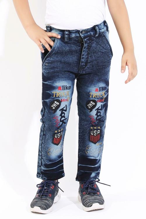 AD & AV Boys Multicolor Solid Denim Single Jeans