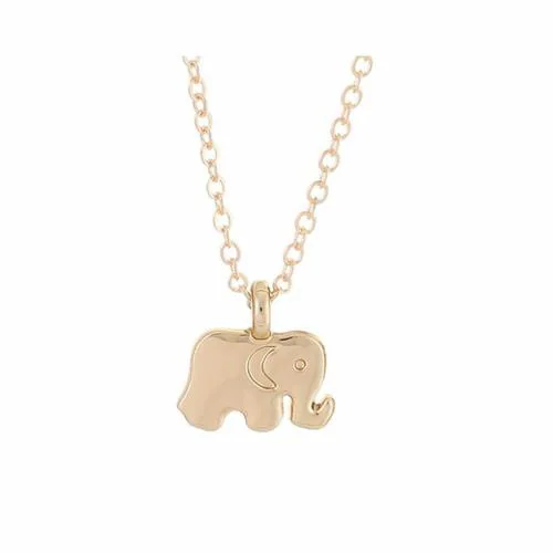 Pinapes Good Luck Card Gold necklace