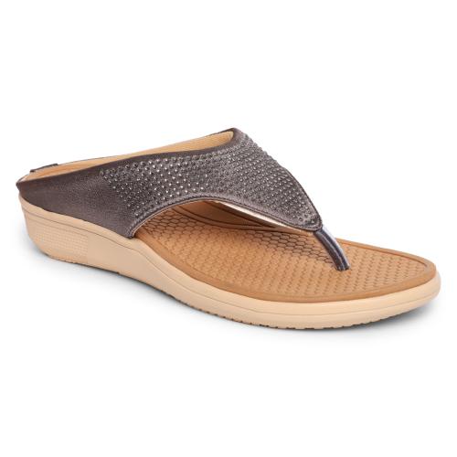 Footsoul Women's Equina Flats (Grey) (FSL-542-4)
