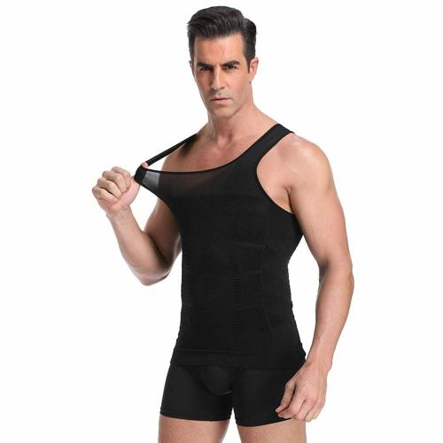 Buy Wearslim Men’s Slimming Body Shaper Vest Shirt Abs Abdomen Slim