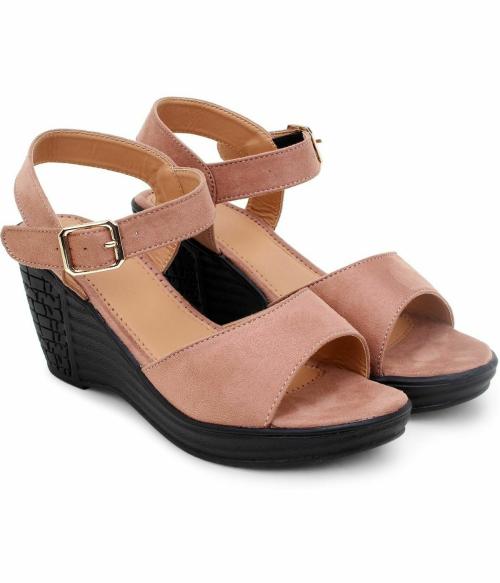 Rimboll Pink Heel Sandals for Women
