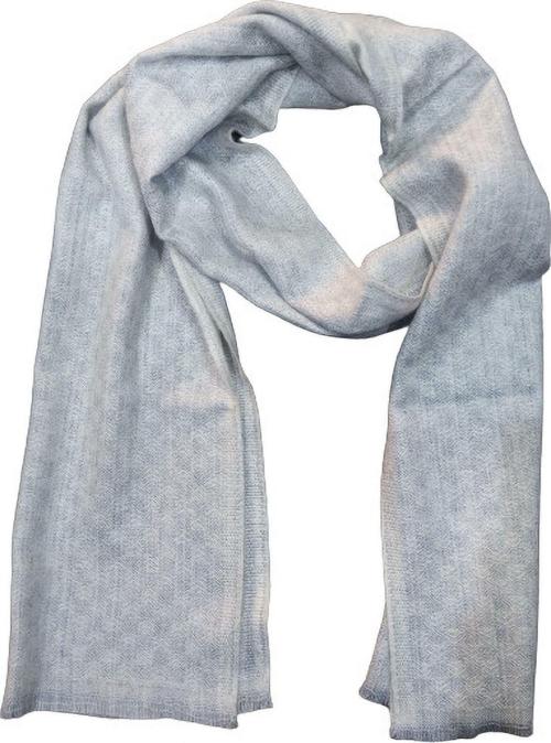 V Vrinde Men Grey Checkered Pure Wool Muffler