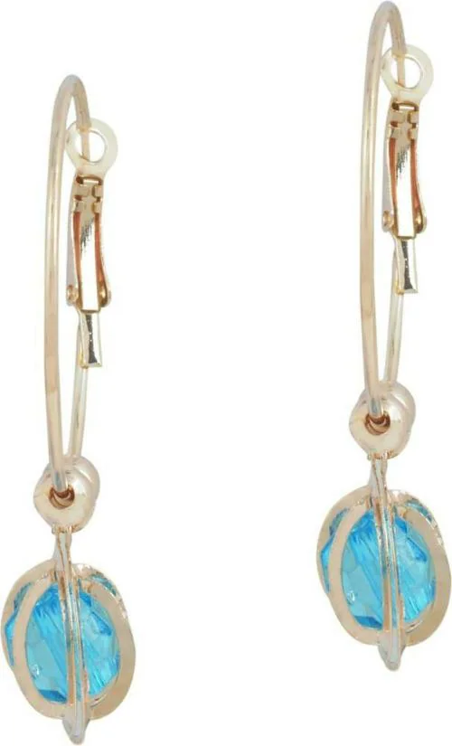 Memior Gold Plated Hoop Earrings Gold (Women)