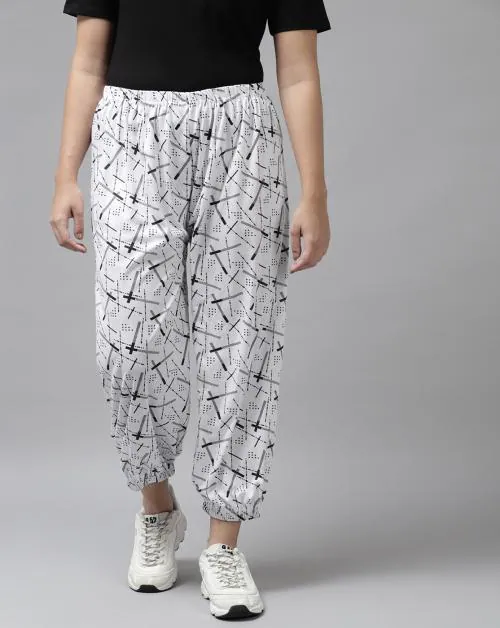 Aarika Women's White Color Cotton Heram Pant