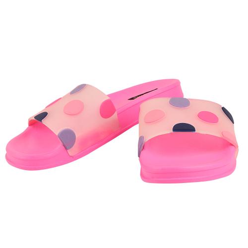 Shoetopia Peach Slides for women