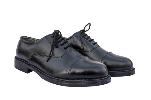 Veox Ascot Genuine Leather Formal Shoes For Men (Black)
