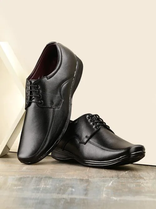 Bucik Men Comfortable Lightweight Lace Up Formal Shoes