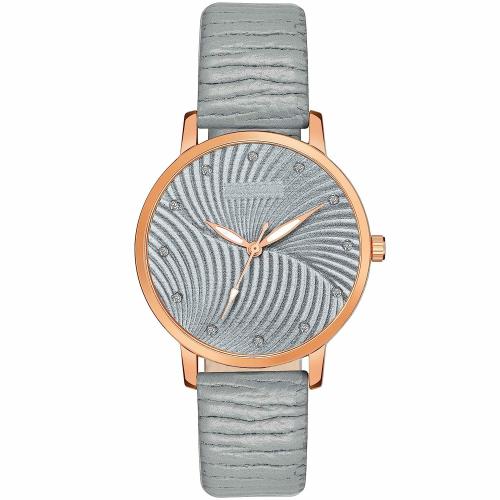 Watch City White Dial Grey Strap Analog Watch for Women (JE-MT-381-85)