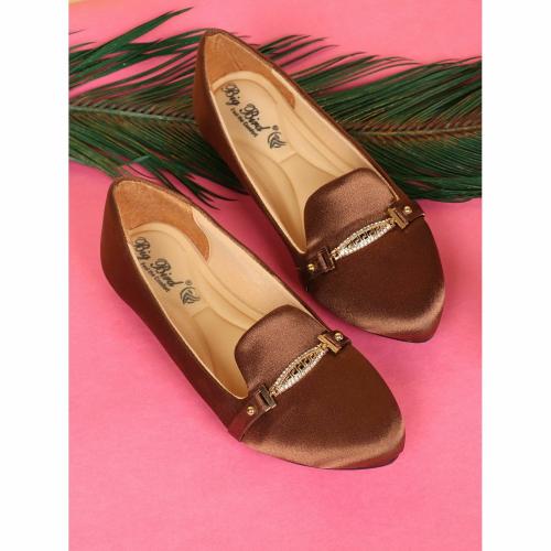 BIG BIRD FOOTWEAR Satan Chunky Chain Loafers Flat Shoes for Women & Girls