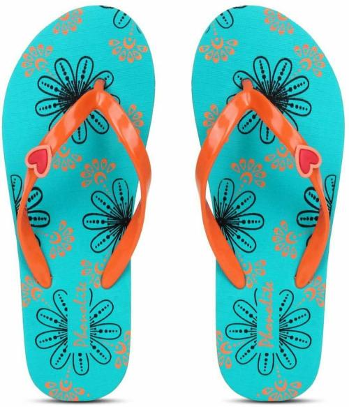 Phonolite Orange Slippers for Women