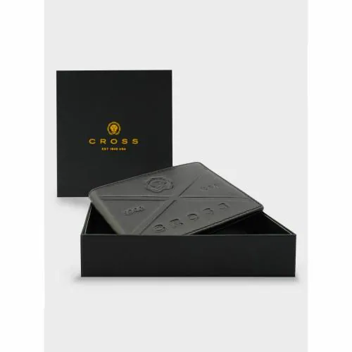 Cross Black & Yellow Color Makers Mark Compact Wallet