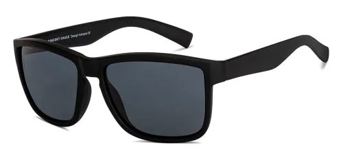 VINCENT CHASE EYEWEAR Polarized Square Full Rim Sunglasses Men and Women Medium VC S14458