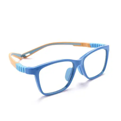 Intellilens Blue Glass Wayfarer Computer Glasses For Kids
