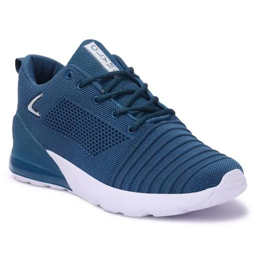 CLYMB Badshah Men's Black Mesh Lace-Ups Walking/Outdoor Running Sports Shoes