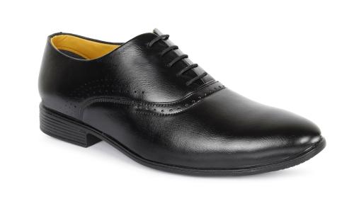 Forest Black Lace up Formal Shoes For Men