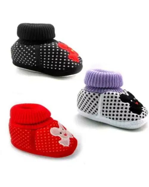 Outlife Choice Baby Shoes and sandal for baby boys and baby girls Booties  (Toe to Heel Length - 12 cm, Multicolor)