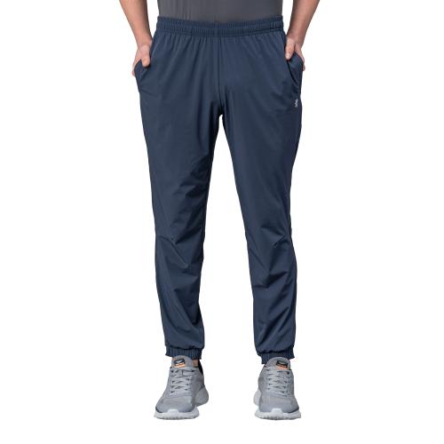 Red Tape Navy Solid Nylon Spandax Men's Activewear Jogger