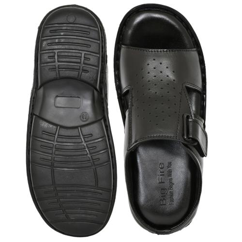 Big Fire Men's Genuine Leather Slipper for men With Comfortable | Party wear | Outdoor | Wedding slipper