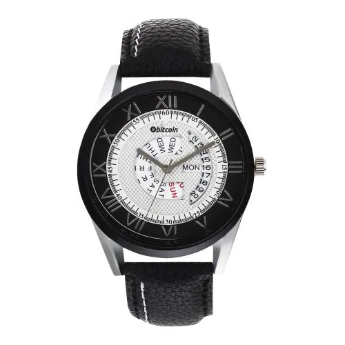 BITCOIN Wrist Watch For Men With Day & Date Indicator