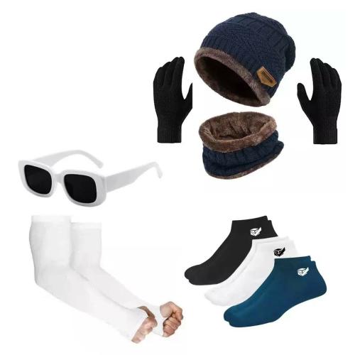 Buy Yintai Winter Woolen cap with neckwarmer for Men And Women Online ...